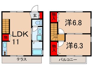 サニ－ハウスの物件間取画像